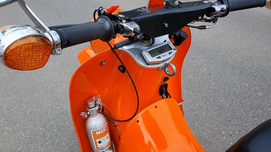 Das gefährliche rote Knöpfchen. NOS Starter