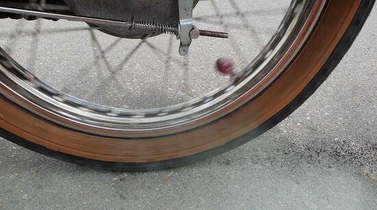 Durchdrehendes Hinterrad beim Start