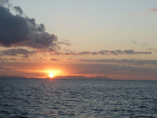 1. Abend Sonnenuntergang