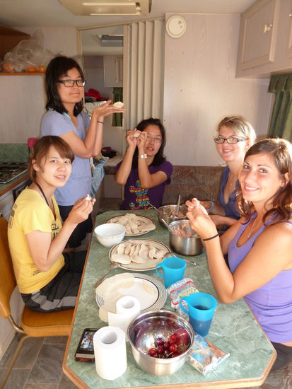 Dumplingkochen (Knoedel in Taiwan)