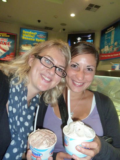 lecker Eis gemischt mit TimTams 