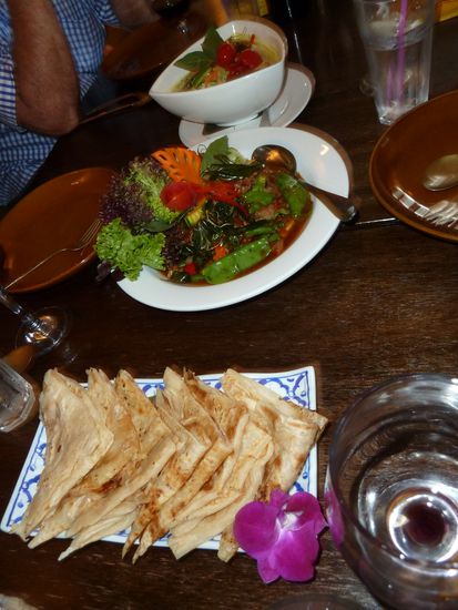 das thailandische Restaurant war der HAMMER!