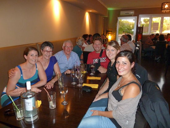 Beth's Eltern haben uns an diesem Abend auch begleitet...