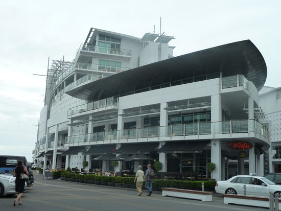 das Hilton Hotel in Auckland...