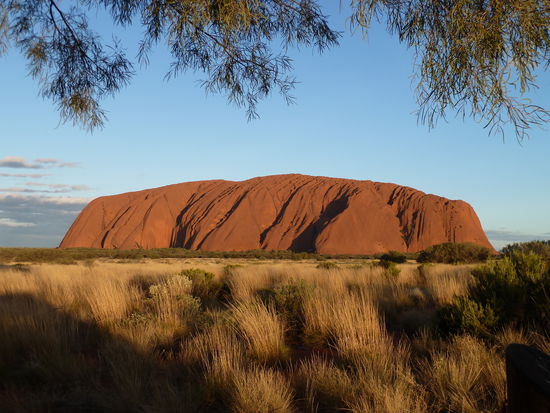 Ayers Rock bei Sonnenuntergang 