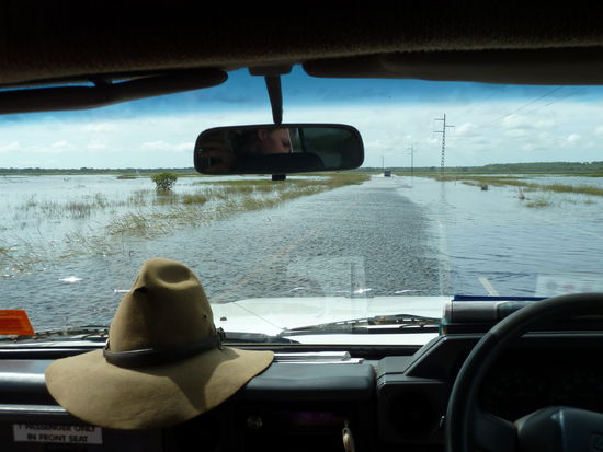 Ja so sahen teilweise die Strassen aus...