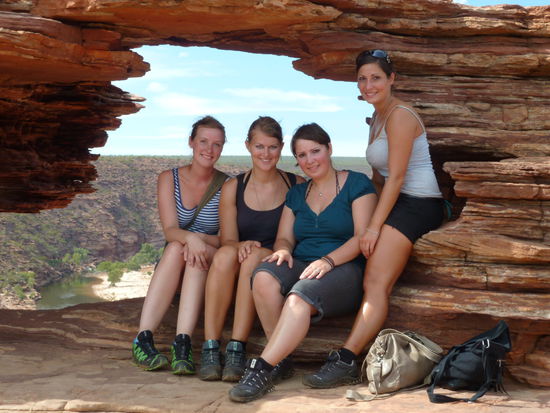 vor unserem 9 km Walk - noch Topfit 