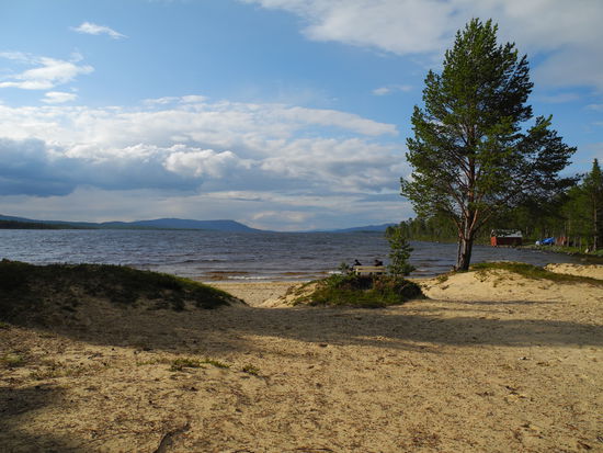 Strand an südlichen Femundsee