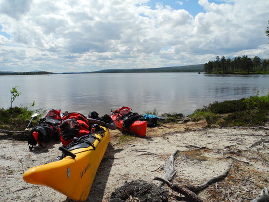 Rast auf einer Insel im Isterensee