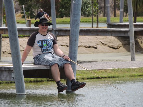 Shrimps-Angeln, sehr beruhigend