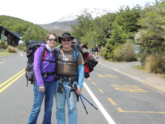 Der Abmarsch zum grossen Abenteuer GREAT WALK - Tongariro Northern Circuit