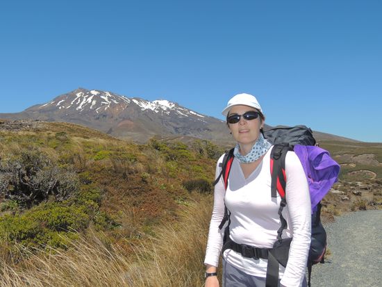 Abschied vom Mount Ruapehu.