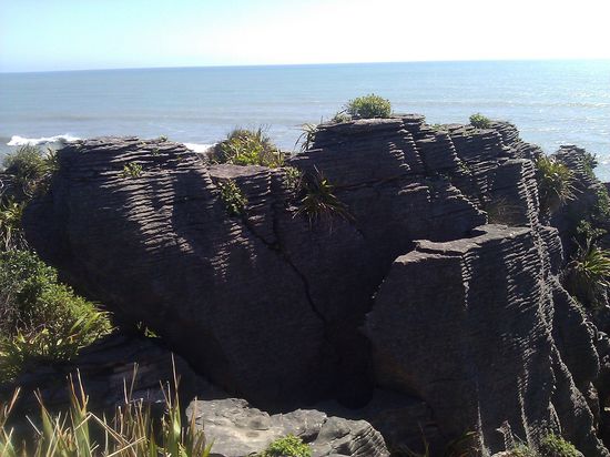 Pancake Rocks, eine crazy Felsformation.