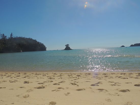 Morgens um 10.00 h auf Torrent Bay.