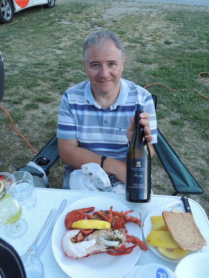 Ein kulinarisch perfekter Abschluß eines perfekten Tages 