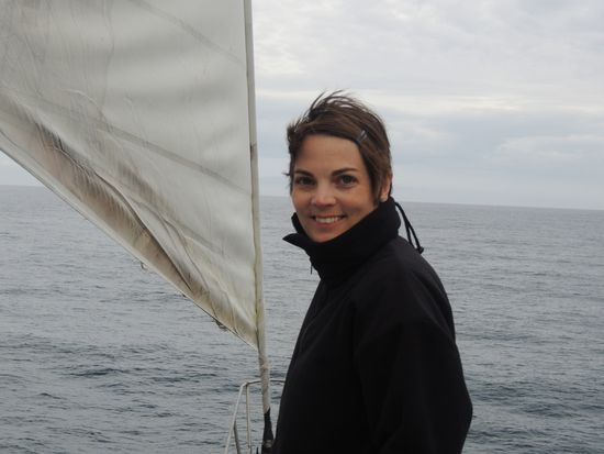 "Setzt die Segel" heisst es und hinaus in die Tasmanischen See.