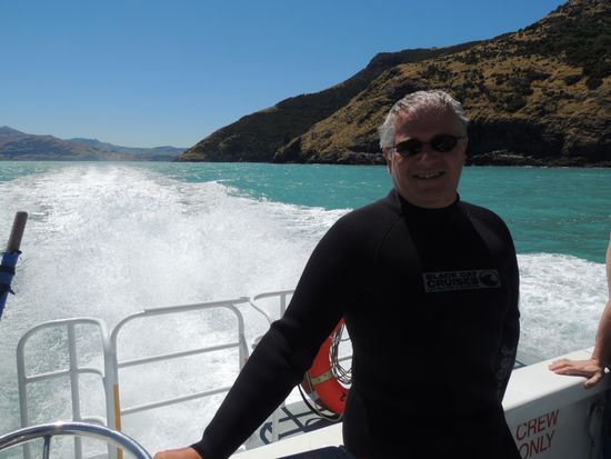 Um weitere wilde Tiere zu finden wagten wir uns hinaus aufs offene Meer.