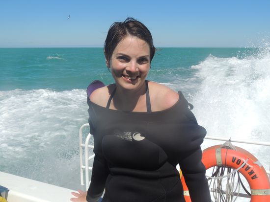 Erschöpft aber glücklich verließen wir die Hector-Delfine, ein weiteres unvergeßliches Erlebnis.