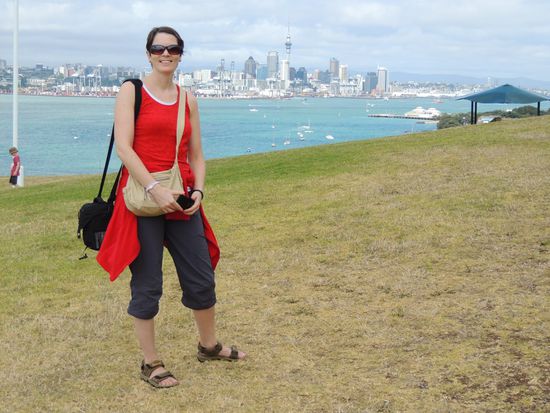 Blick vom North Head in Devenport nach Auckland