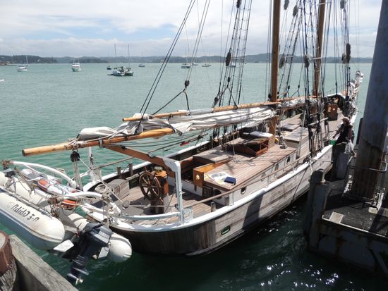 Die "R. Tucker Thomson", unser Segelturn durch die Bay of Islands im strahlenden Sonnenschein