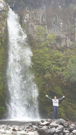 Dawson Falls / Te Rere O Noke erreicht