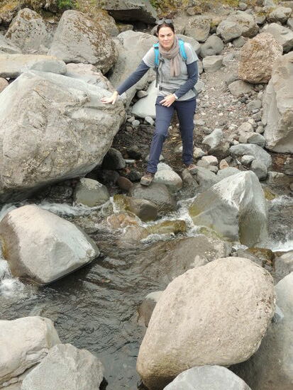 Weitermarsch über Stock und Stein ...