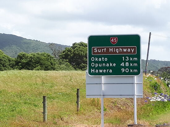 New Zealand State Highway SH45 - Surf Highway