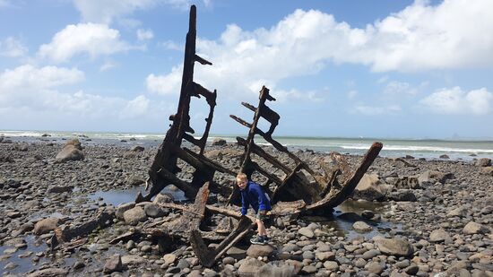 Spannend, so ein Wrack