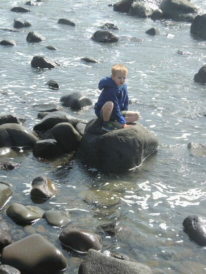 ... weil die Flut recht schnell kommt