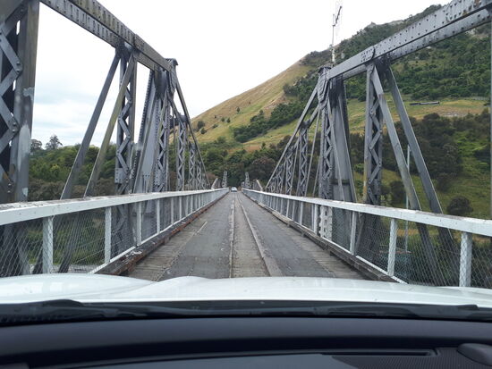 Die Brücke zur Campingplatz - Rezeption