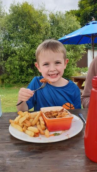 ... und Klein (Beef Lasagne).