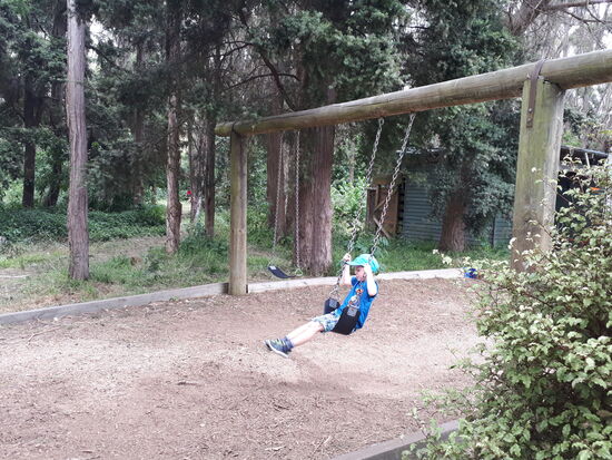 Und einen Spielplatz gibt es (fast selbstverständlich) auch