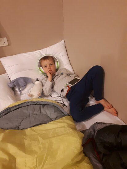 ... bis dann doch irgendwann die Kräfte schwinden. Dann wird es Zeit für ein Hörbuch 