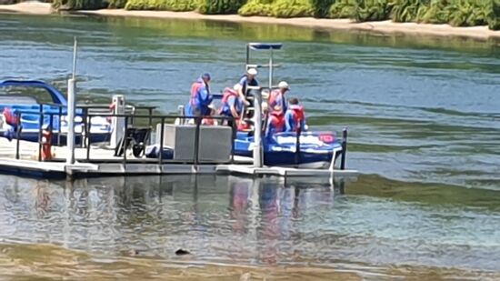 Das Jetboot am Huka River ist noch nichts für Daniel 