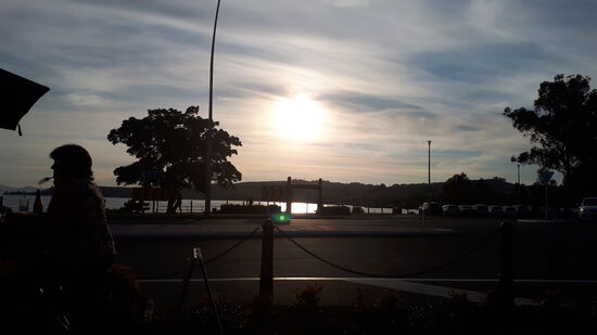 Der Tag neigt sich dem Ende