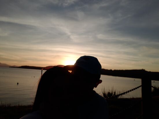 Sonnenuntergang am Lake Taupo