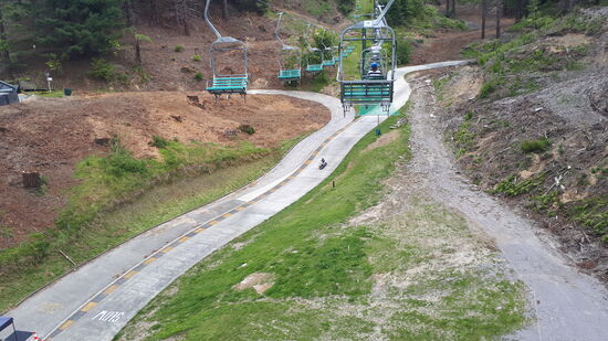 Ein Teil der Strecke...