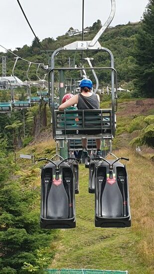 Und wieder geht es nach oben ...