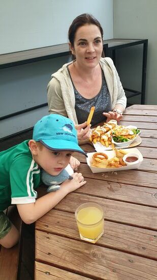 Abendessen in der LavaBar