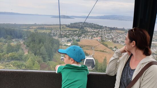 Talfahrt mit Aussicht