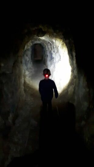 Unser Guide ist am richtigen Weg 