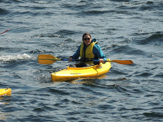 Wellen machen ihr nichts aus ...