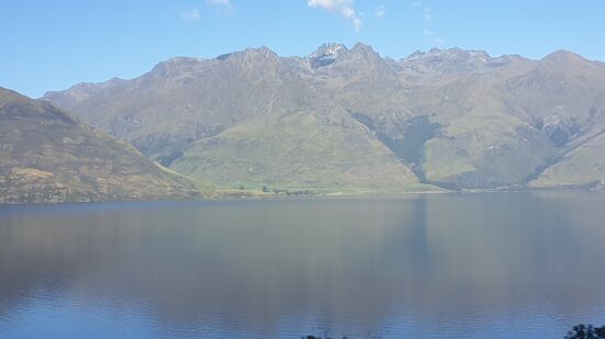Lake Wakatipu, der drittgrößte Binnensee Neuseelands (281 km²) - damit haben wir die Top 3 alle gesehen
