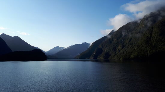 der Fjord ist wunderschön