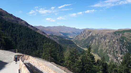 Dann ein kurzer Fussmarsch ...