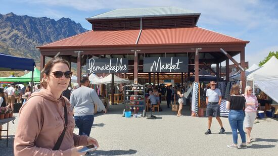 Ein lokaler Markt nahe Queenstown