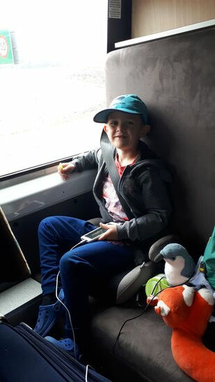 Reiseposition eingenommen