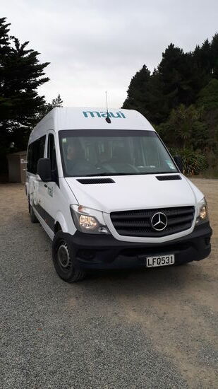 Abschied aus Portobello - das Auto strahlt 