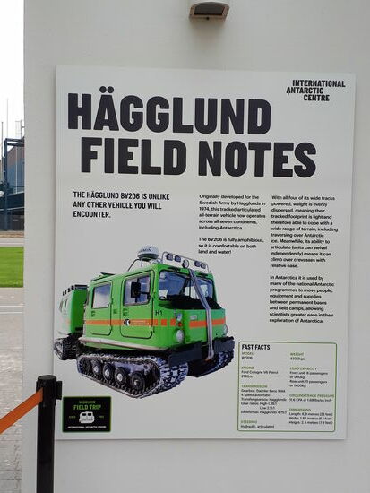 Das nächste Abenteuer - eine Fahrt mit dem Hägglund