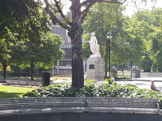 James Cook im Queen Victoria Park